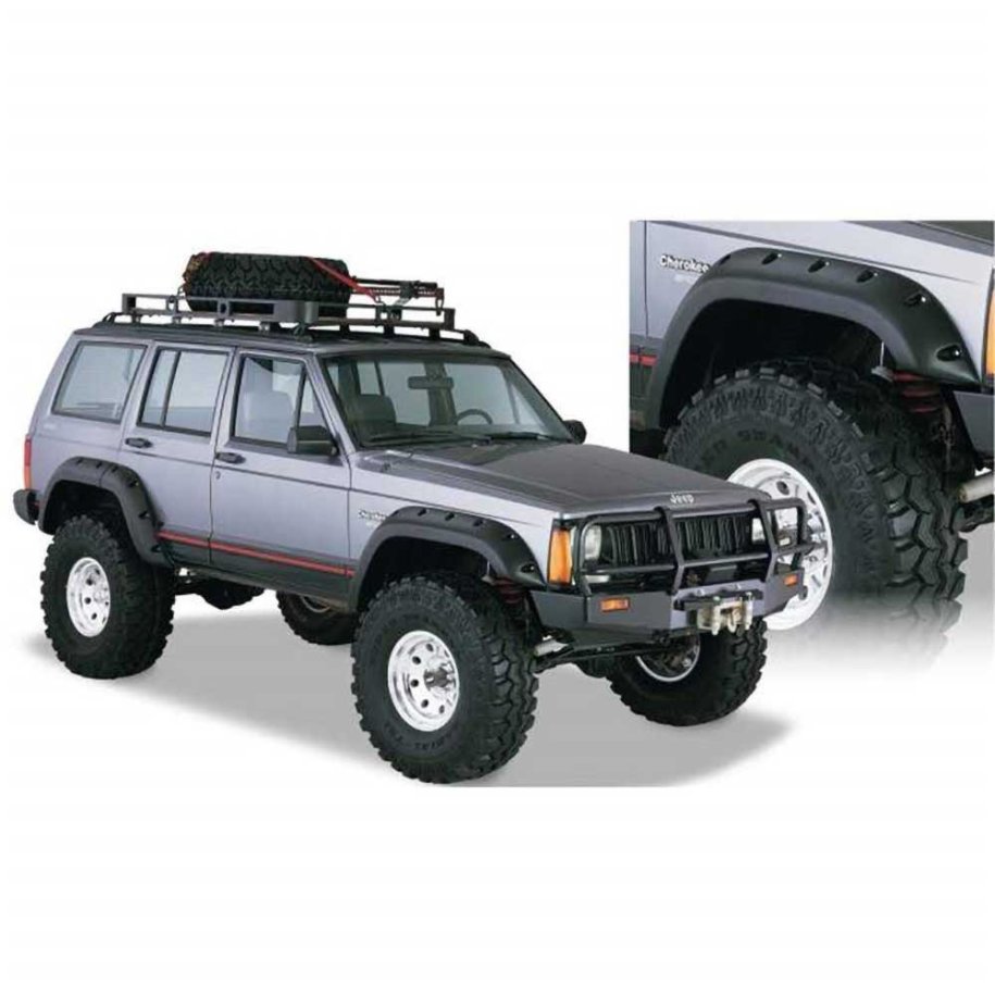 Front and rear fender flares RealTruck Bushwacker 4 door Cut-Out Style