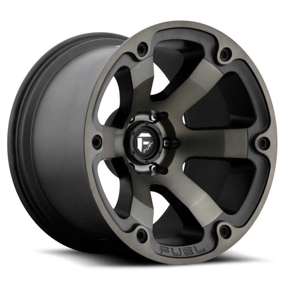 Alloy wheel D564 Beast Matte Black/Double Dark Tint Fuel