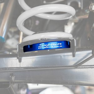 Billet coil spring seat brace front Superior Engineering