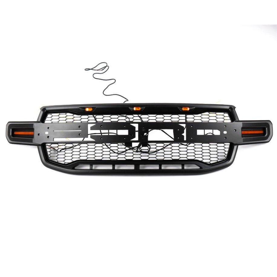 Grille with Ford emblem and LED lights OFD