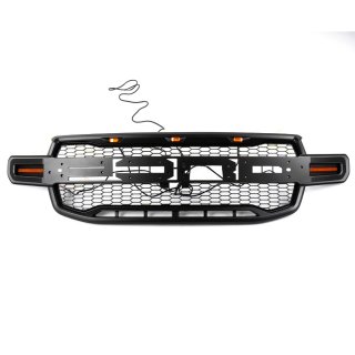 Grille with Ford emblem and LED lights OFD