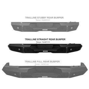 Rear straight bumper Go Rhino Trailline
