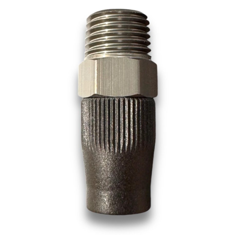 Male 1/4" Swivel to 3/8" Hose Barb Apex