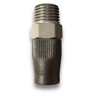 Male 1/4" Swivel to 3/8" Hose Barb Apex