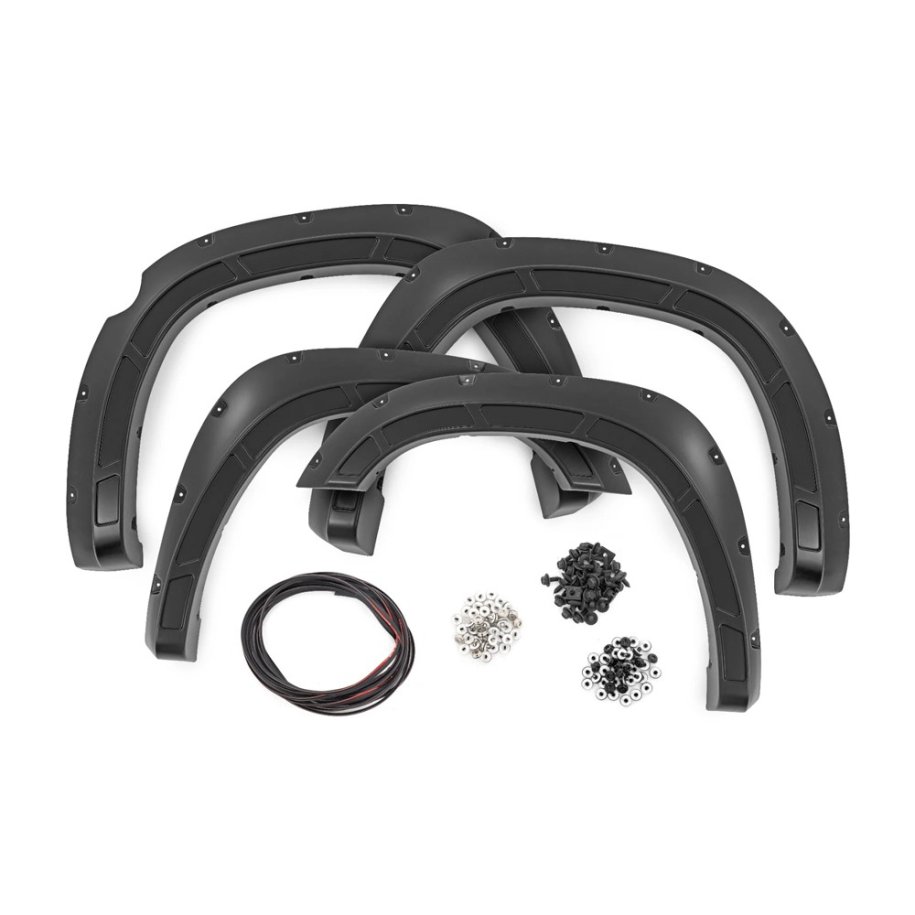 Front and rear fender flares Rough Country Defender