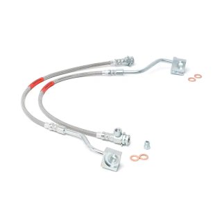 Front extended brake lines Rough Country Lift 4-6"
