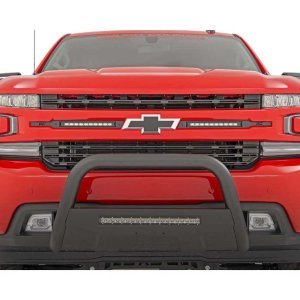 LED light bars 10" dual row flood Rough Country Black Series