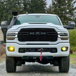 Hidden winch mount Vice Design 6.7L Cummins
