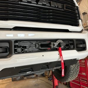Hidden winch mount Vice Design 6.7L Cummins