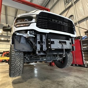 Hidden winch mount Vice Design 6.7L Cummins