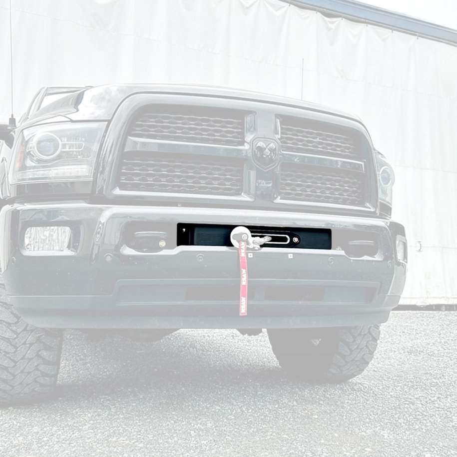 Hidden winch mount Vice Design 6.7L Cummins