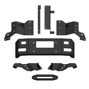 Hidden winch mount Vice Design 6.7L Cummins