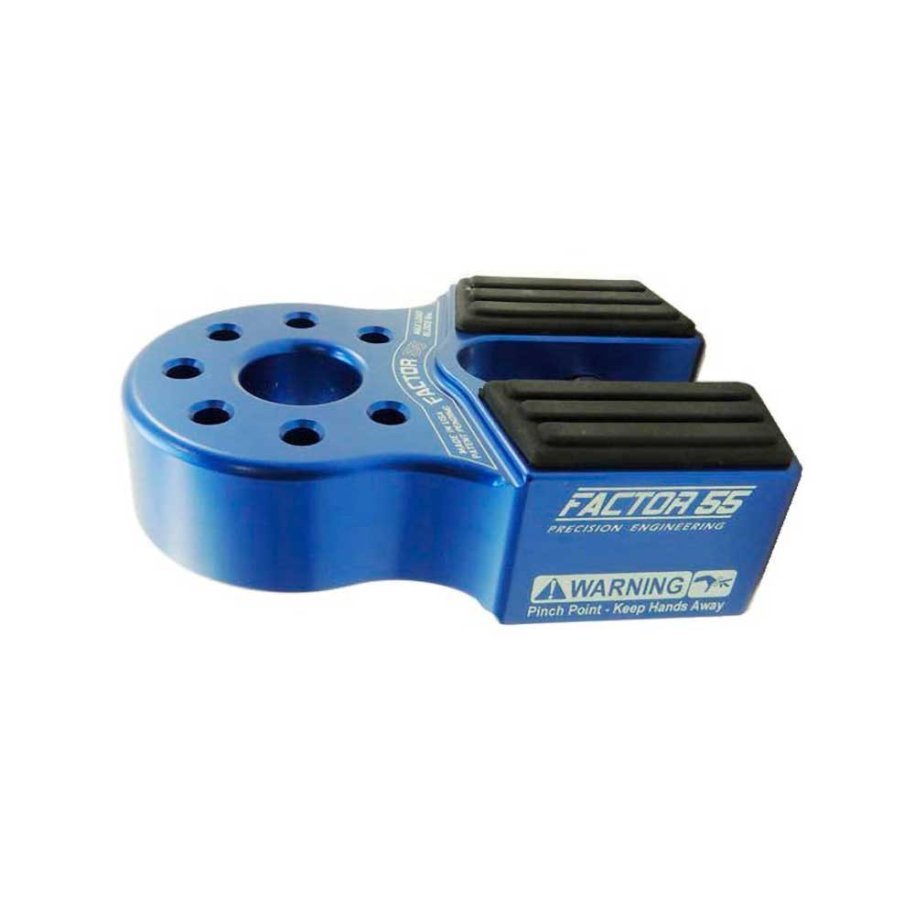 Flatlink with titanium pin & rubber guard blue Factor 55