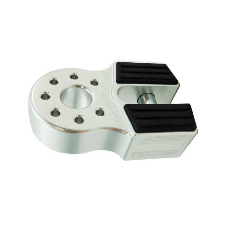 Flatlink with titanium pin & rubber guard silver Factor 55