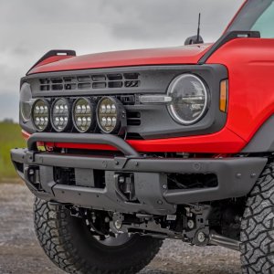 Bull bar with LED light mounts Rough Country