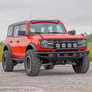 Bull bar with LED light mounts Rough Country