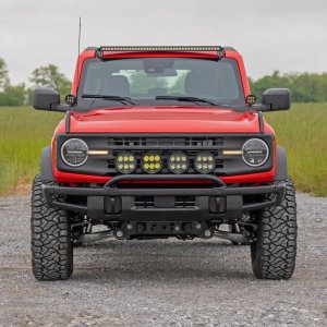 Bull bar with LED light mounts Rough Country