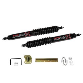 Dual steering stabilizer black Skyjacker