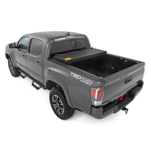 Hard tri-fold bed cover low profile Rough Country 6'
