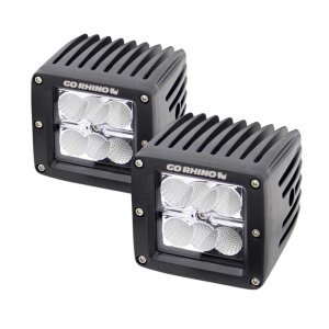 LED lights cube 3" Surface for front BR5 bumper spot/flood Go Rhino