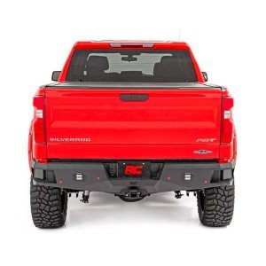 Rear steel bumper with LED lights Rough Country