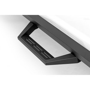 Side steps adjustable aluminum Rough Country SRL2 Double Cab