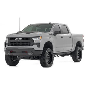 Side steps adjustable aluminum Rough Country SRL2 Crew Cab