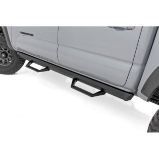 Side steps adjustable aluminum Rough Country SRL2 Double Cab