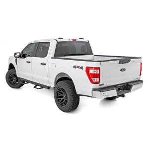 Side steps adjustable aluminum Rough Country SRL2 Crew Cab