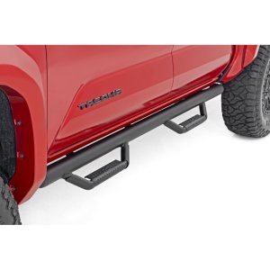 Nerf steps black Rough Country Double Cab