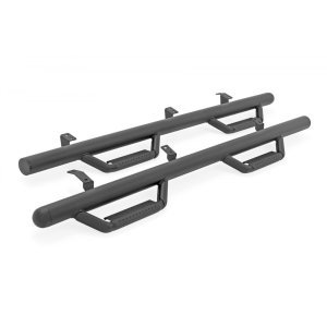 Nerf steps black Rough Country Double Cab