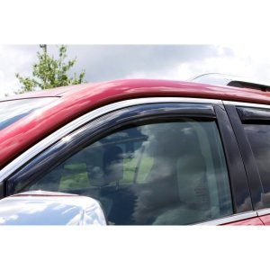 Front and rear window deflectors RealTruck AVS In-Channel Ventvisor