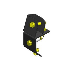 Rear trackbar relocation bracket Clayton Lift 3,5-4,5"