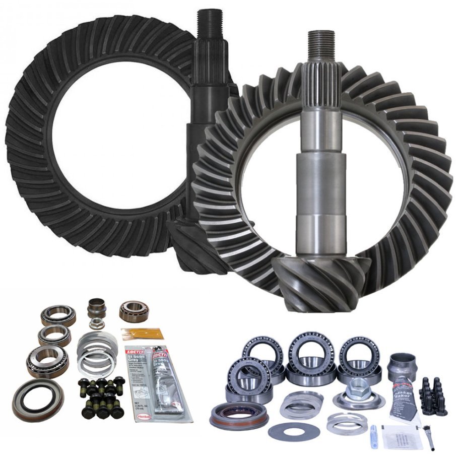 Front and rear ring and pinion set 4.88 ratio Dana 30/44 Revolution Gear
