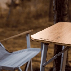 Compact Camp Table- Bamboo