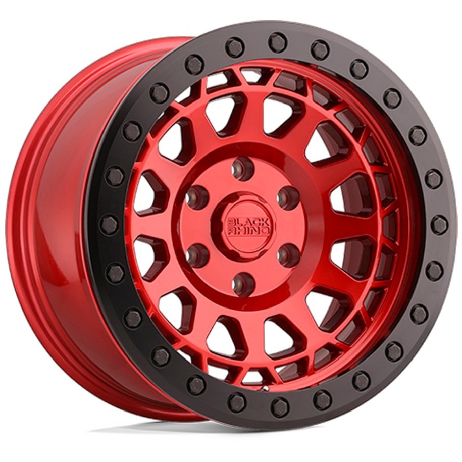 Alloy wheel PRIMM BEADLOCK Candy Red With Black Ring BLACK RHINO