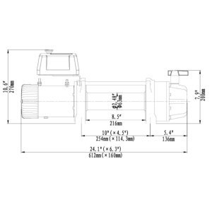 Runva electric winch EWB 9500 Q